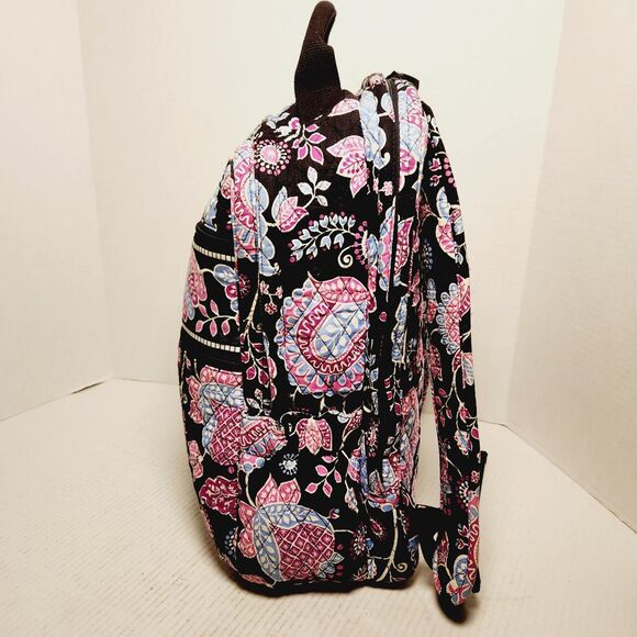 Vera Bradley Alpine Floral Campus Backpack Retired Embroidered Book Bag READ main image 7